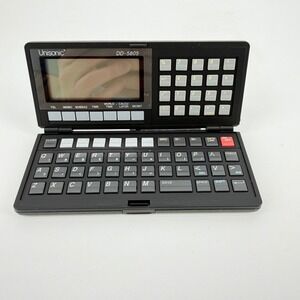 Vintage Unisonic DD-5805 Computer Diary PDA Black Good Condition